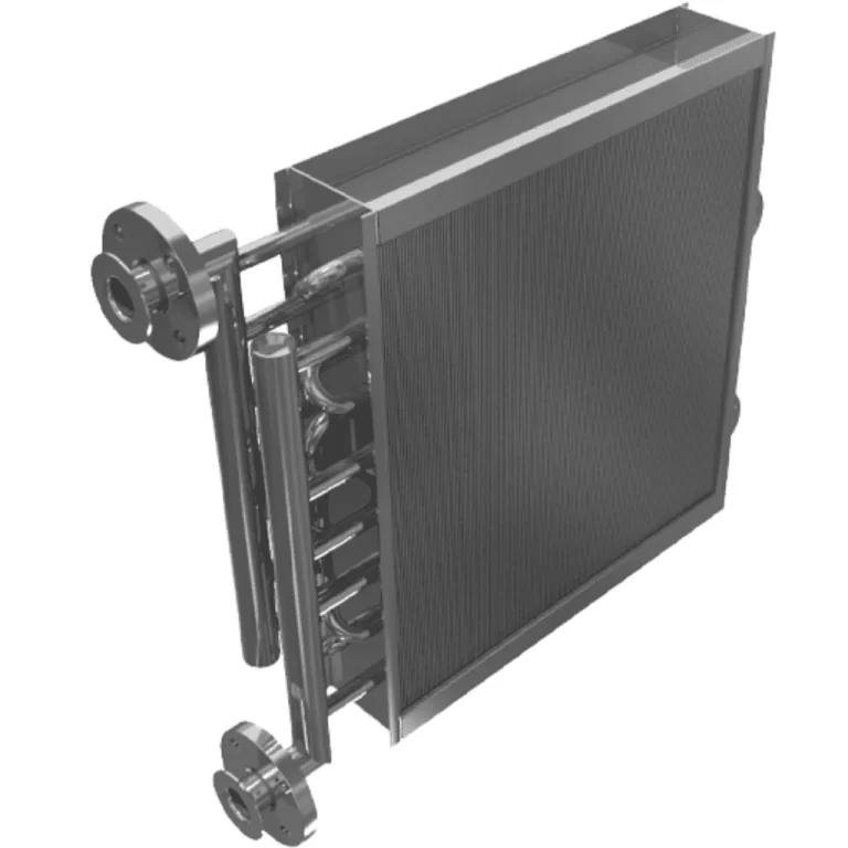 Fins and tubes heat exchanger