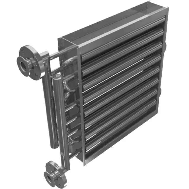 Finned coil heat exchanger