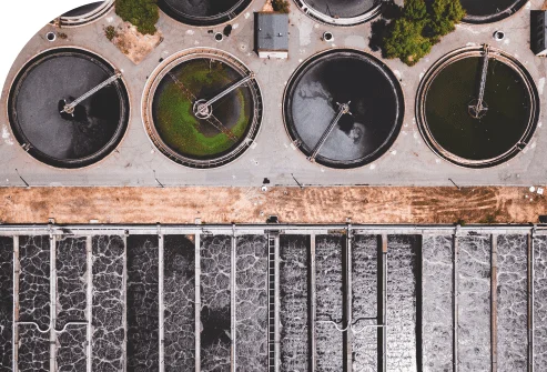 Échangeur traitement des eaux usées