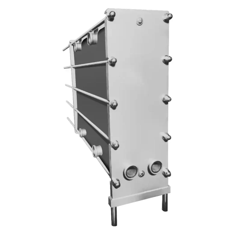 Gasketed plate-and-frame heat exchanger