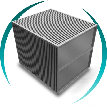 Clean air preheating industrial heat exchanger BOIXAC.