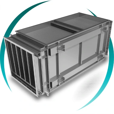 Gas-to-gas heat exchanger for combustion gases BOIXAC.